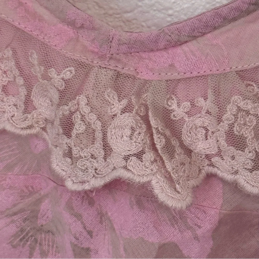 NWT Free People Making Me Blush Cami in Orchid Combo Size Large - Picture 6 of 11